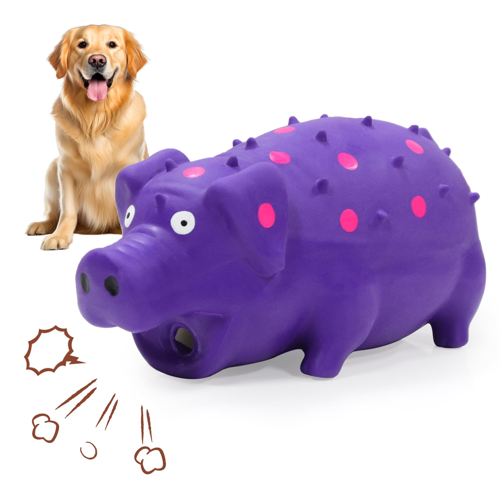 LLSPET cochon face packaging montrant design et couleurs attractives