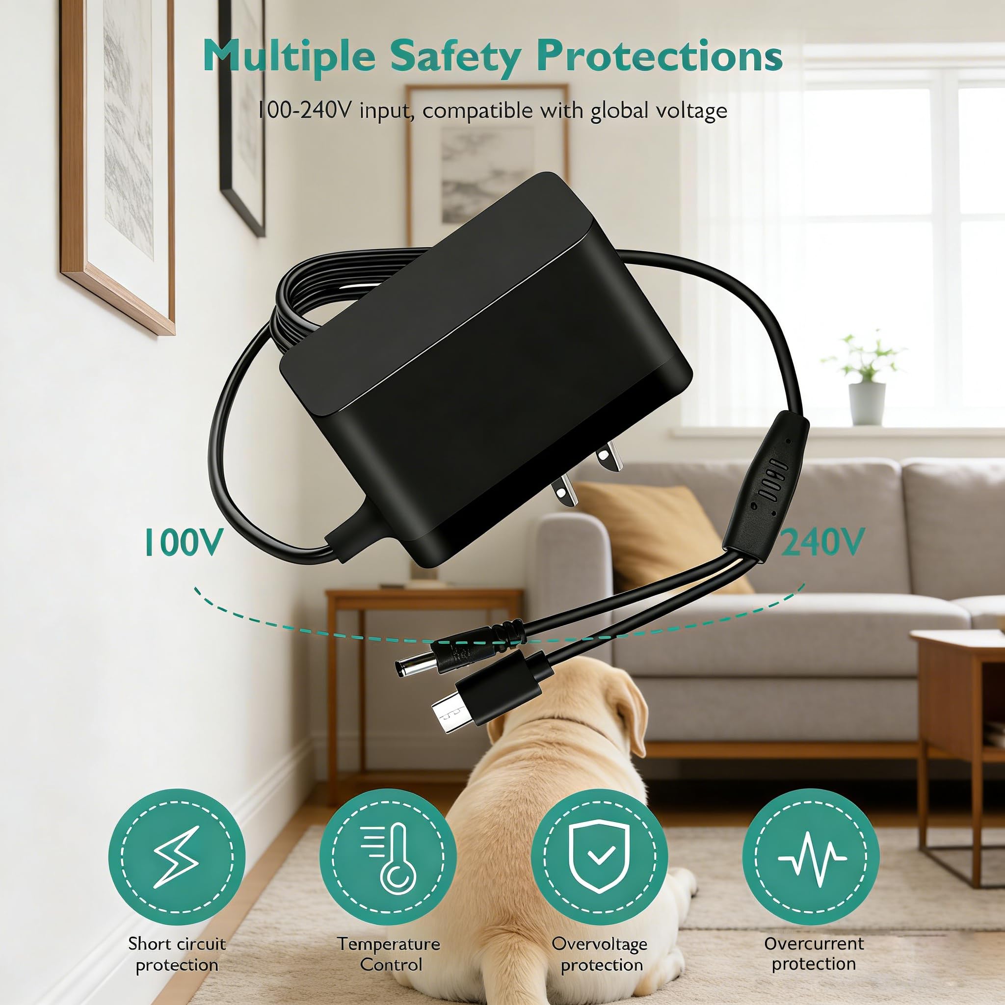 Lnauy câble 1,3 m illustrant longueur pratique pour recharger facilement