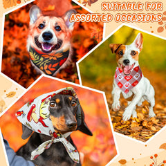 Locmeo comparaison taille bandana illustrant ajustement pour petits chiens