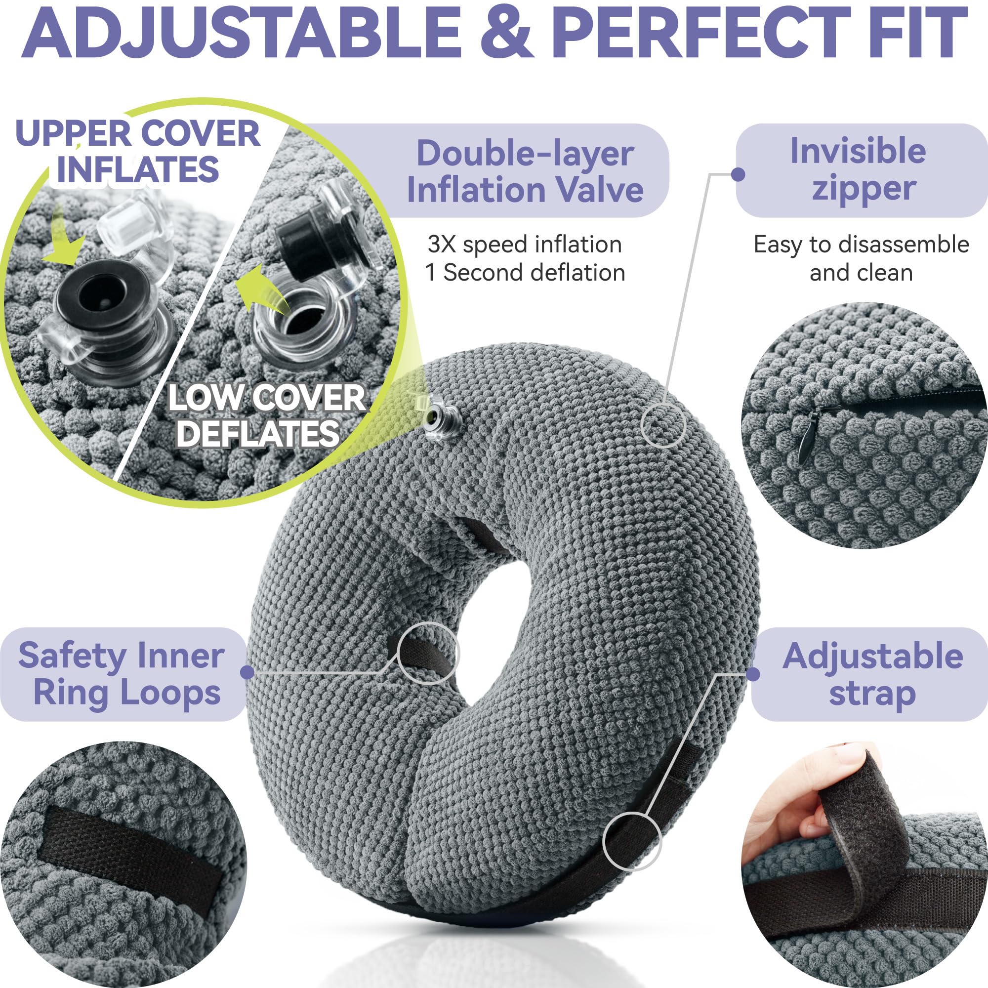 Loflaze housse dézippable prête pour lavage facile