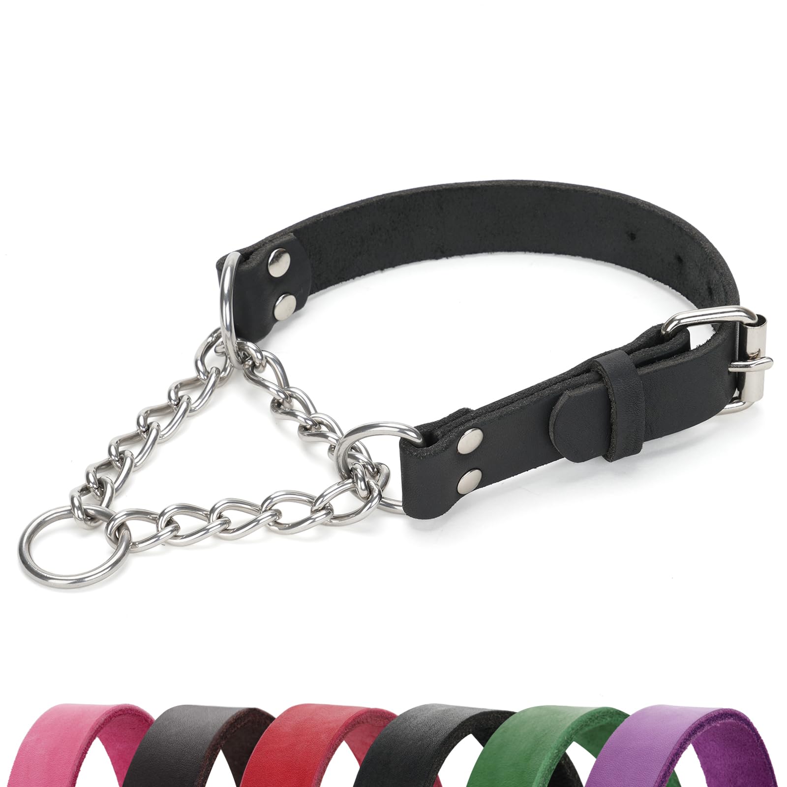 LOIIHEII collier martingale devant montrant look élégant et solide