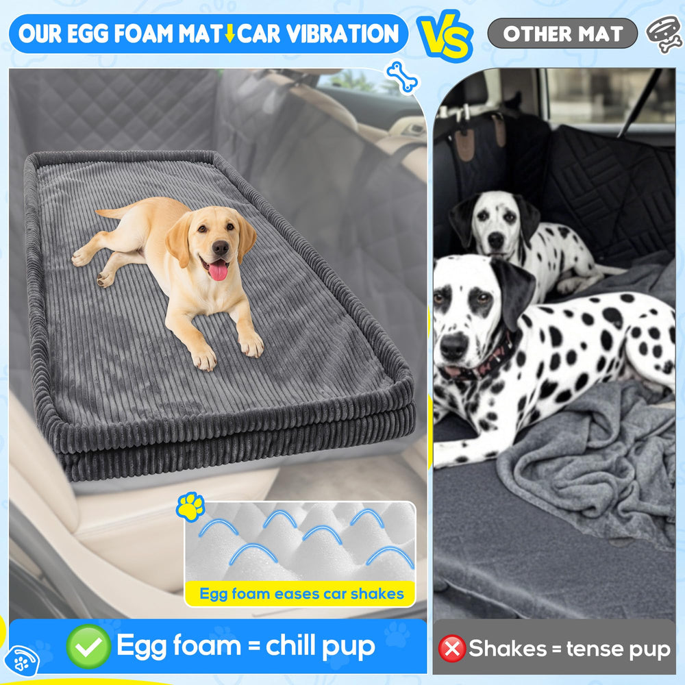 Loiion matelas plié et rangé, transport facile et gain de place