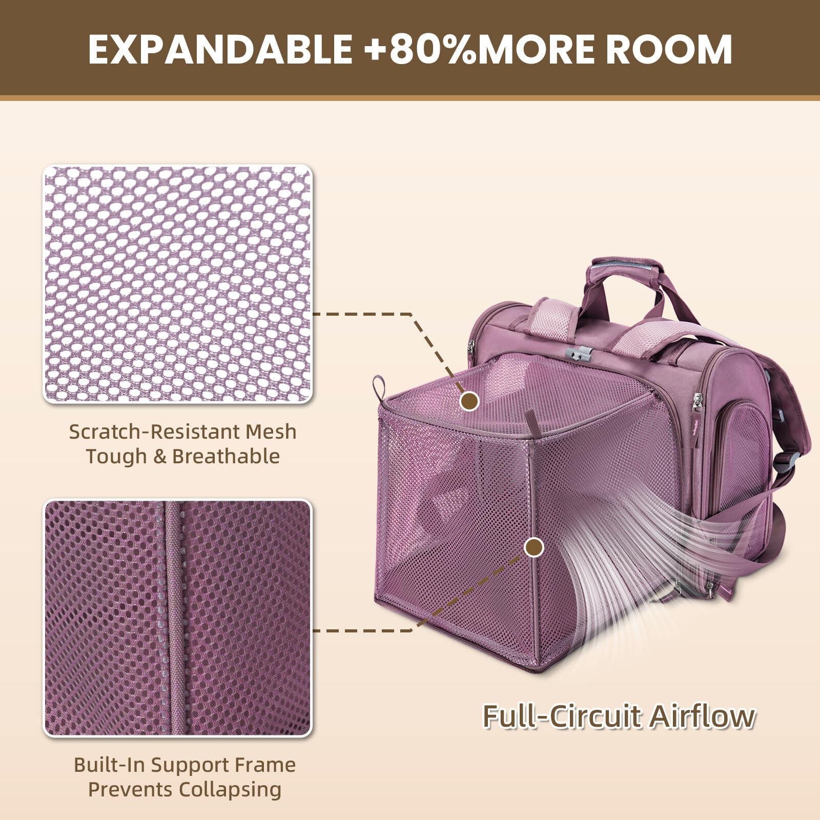 LOLLIMEOW matelas en peluche amovible pour un couchage moelleux