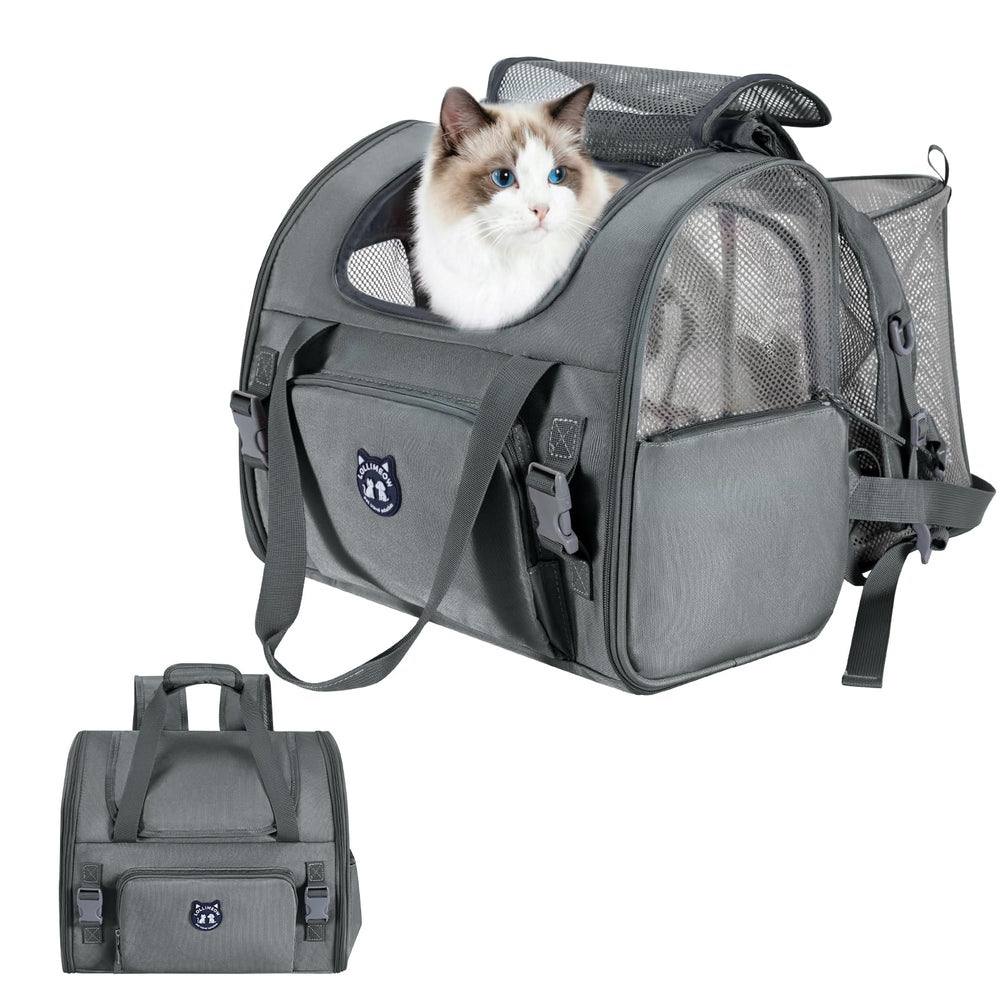 LOLLIMEOW vue face du sac à dos montrant design et fermeture, facilite le transport