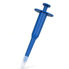 lomosell vue avant du distributeur bleu montrant facilité d’utilisation