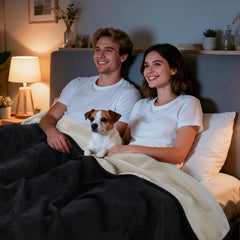 LOOBANI gros plan flanelle douceur visible pour confort