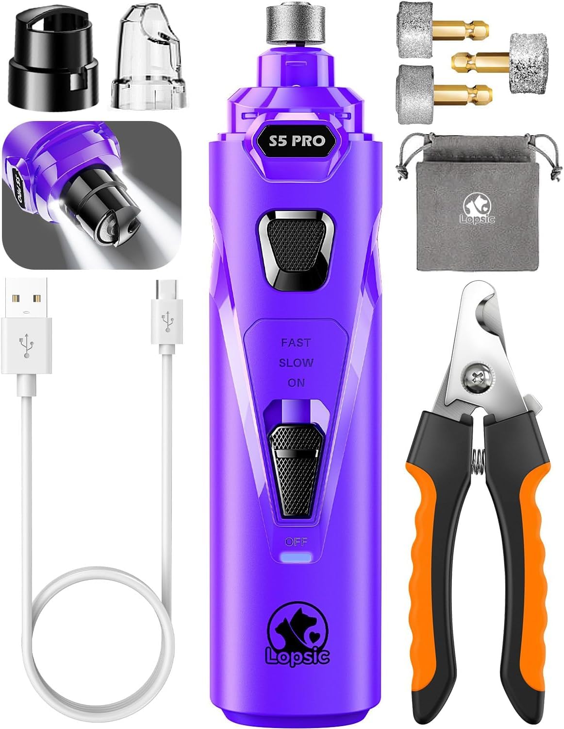 LOPSIC face avant et profil montrant design silencieux et ergonomie bénéfique
