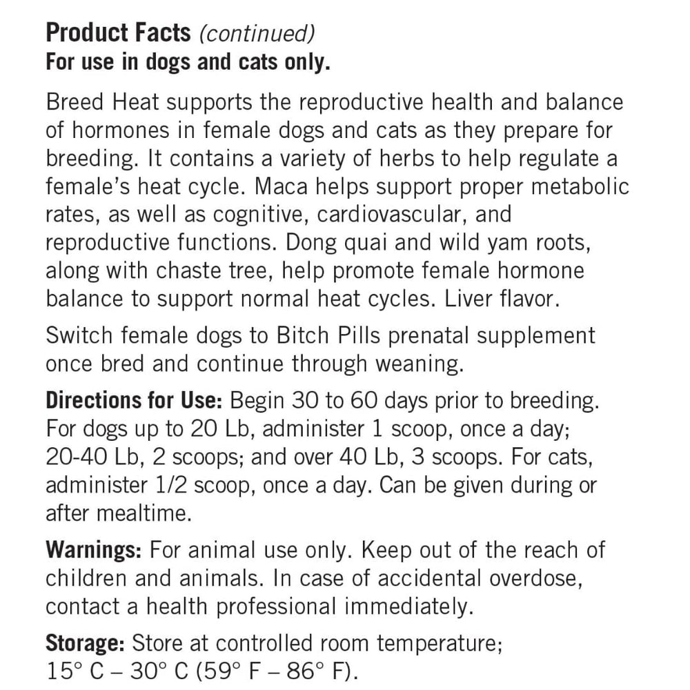 LOTS OF LOVE PET PRODUCTS éleveuse préparant la nourriture avec Breed Heat, bénéfice intégration en élevage