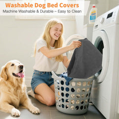 LotuFlor chien allongé sur housse pour repos confortable