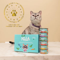 LOVE, NALA pâté ouverte gros plan, appétence visible et fraîcheur