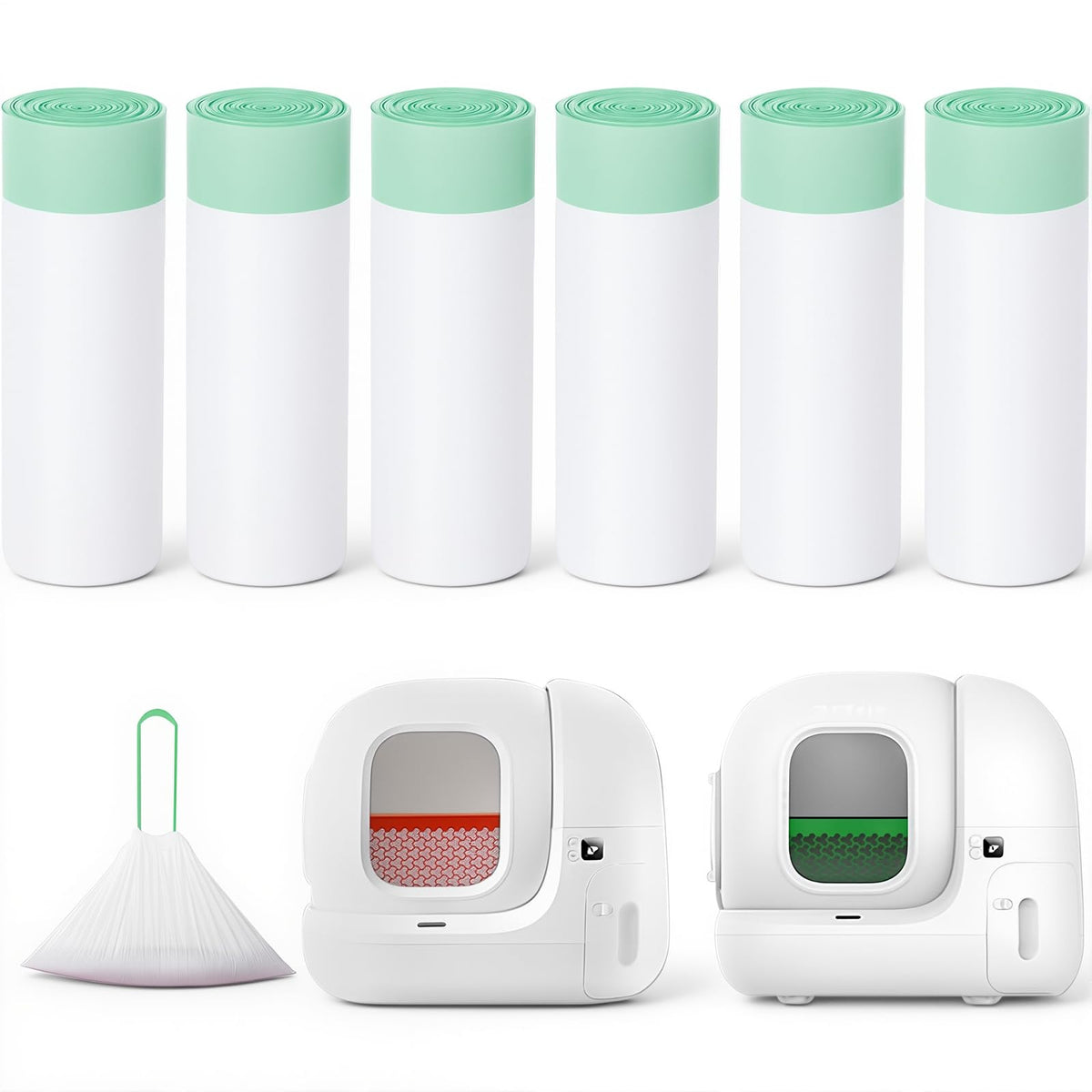 Loveishere emballage avant montrant la quantité et compatibilité PETKIT, gain de temps
