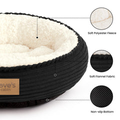 Love's cabin gros plan tissu coupe-pile doux assurant chaleur et apaisement