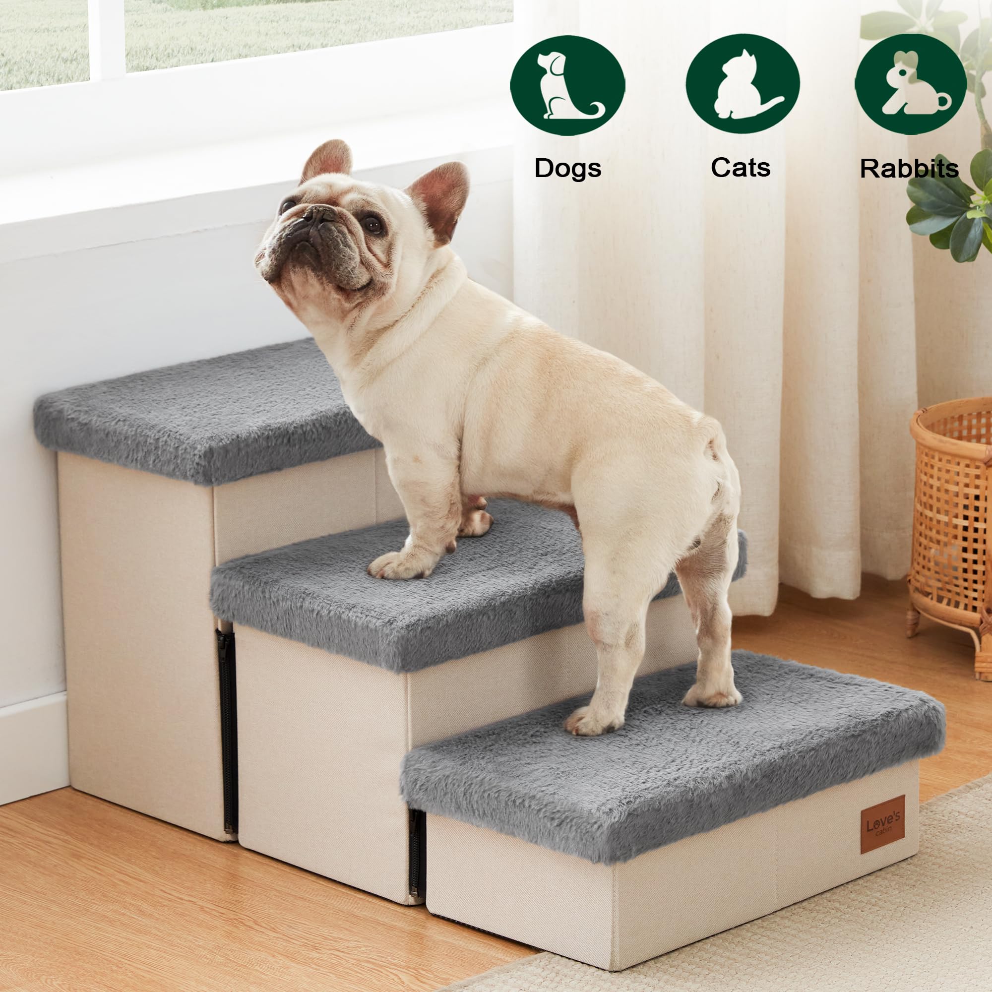 Love's cabin comparaison taille affichant dimensions pratiques