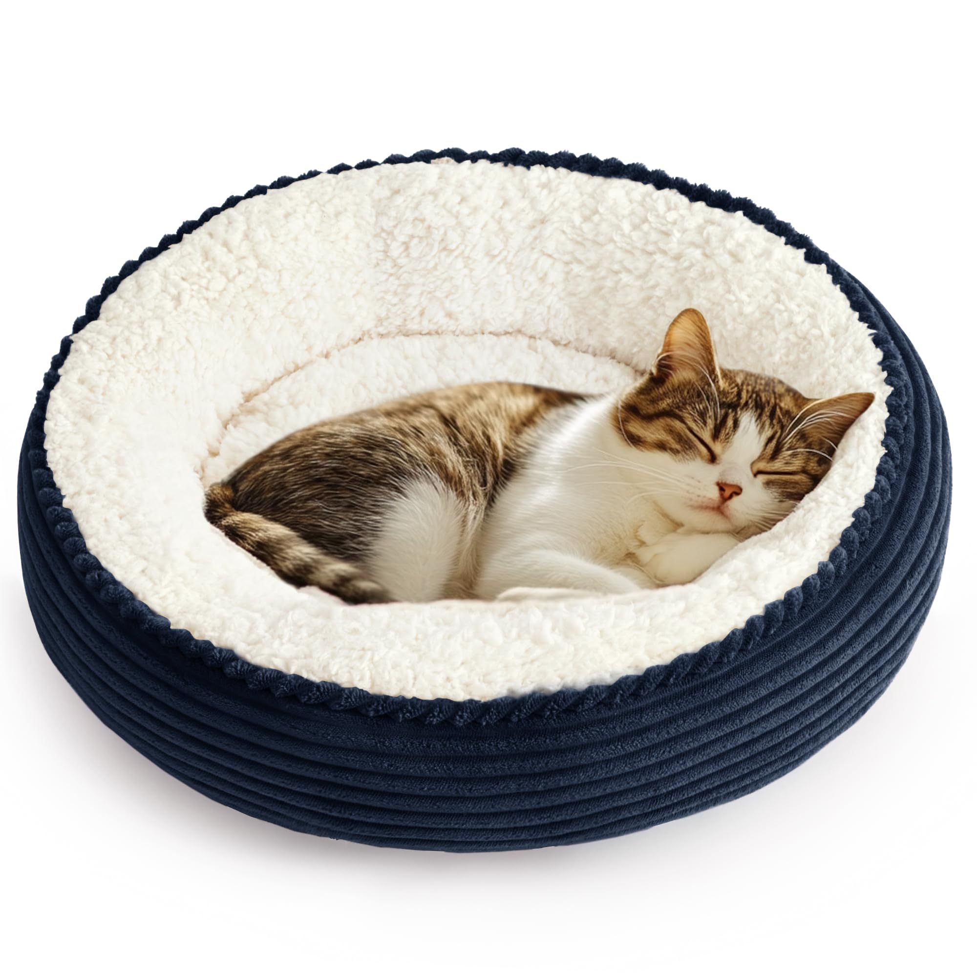Love's cabin lit donut face avant bleu marine pour confort immédiat