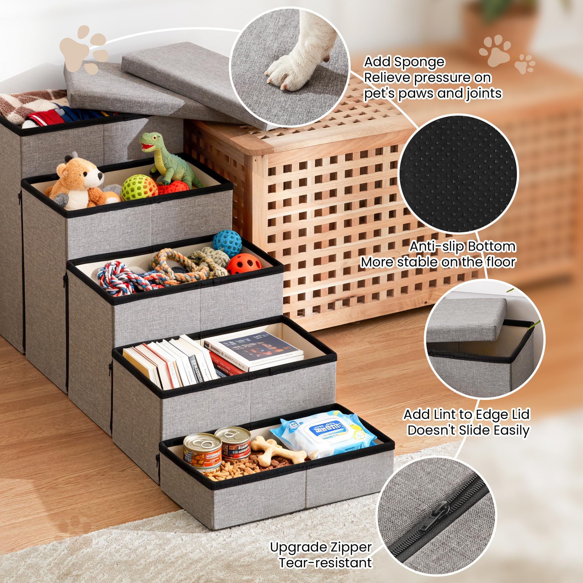Love's cabin mousse interne et panneau MDF offrant maintien et douceur