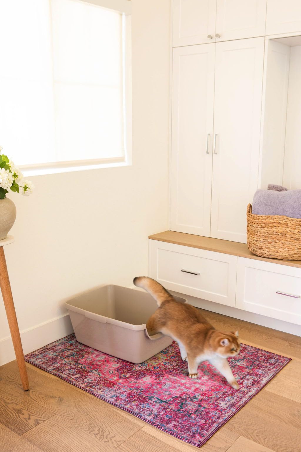 Lovewag Pets motif Indigo Garden visible en gros plan, décoratif et pratique