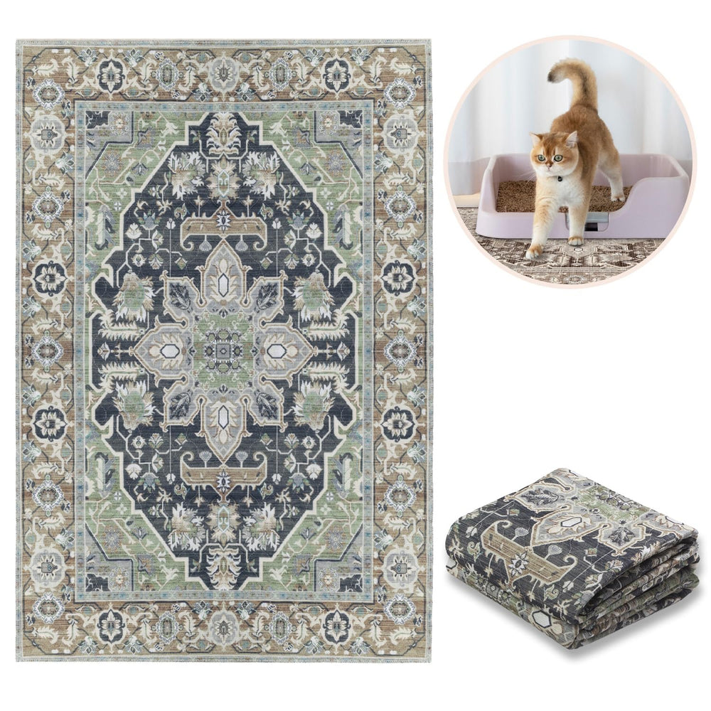 Lovewag tapis sous gamelles protège sol et limite éclaboussures