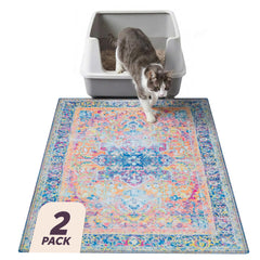Lovewag tapis face avant Marmalade Sunshine capte la litière facilement