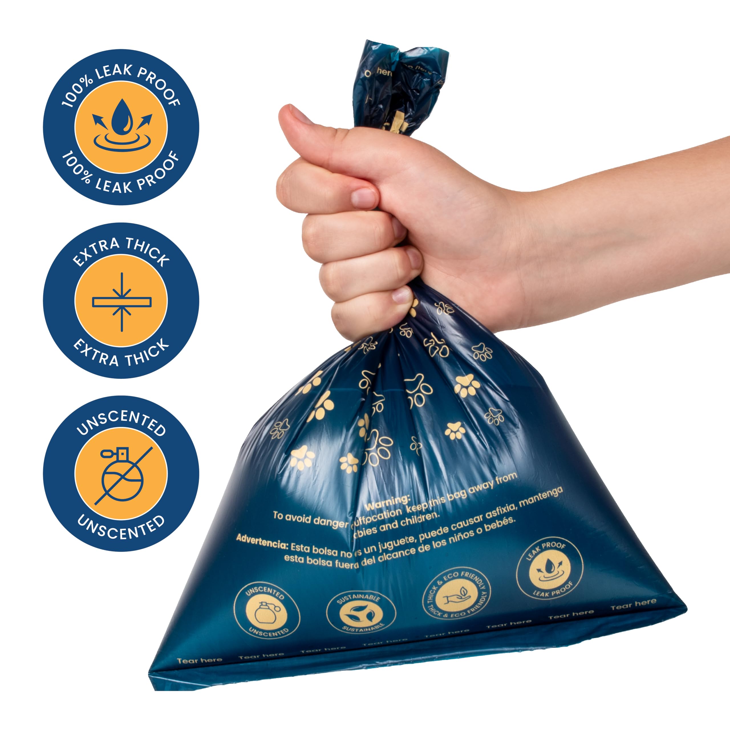 LOVING Paws distributeur avec clip de laisse facilitant le transport en promenade