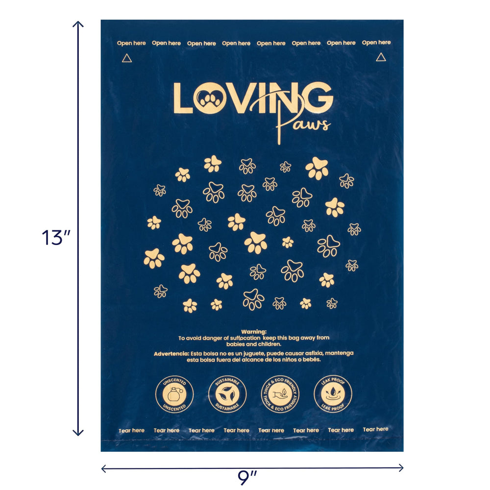 LOVING Paws gros plan sur l'épaisseur du film assurant résistance et anti-fuite