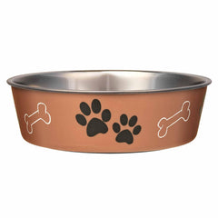 Loving Pets Bella Bowl face cuivre, finition élégante et durable