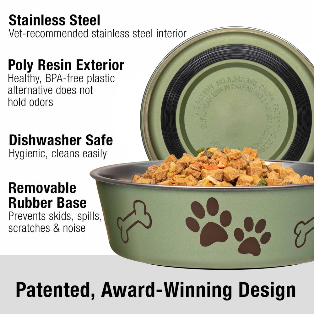 Loving Pets Bella Bowl intérieur inox hygiénique et résistant