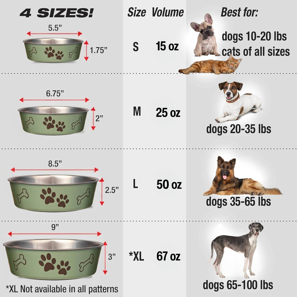 Loving Pets Bella Bowl cuve inox prête pour le lave-vaisselle