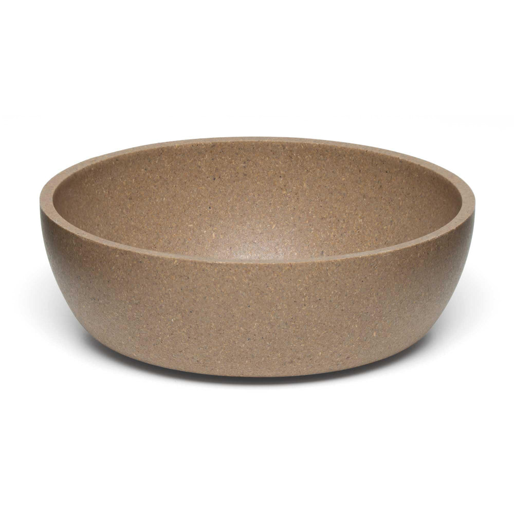 Loving Pets gamelle Dolce Bamboo face coffee brown, design élégant et naturel
