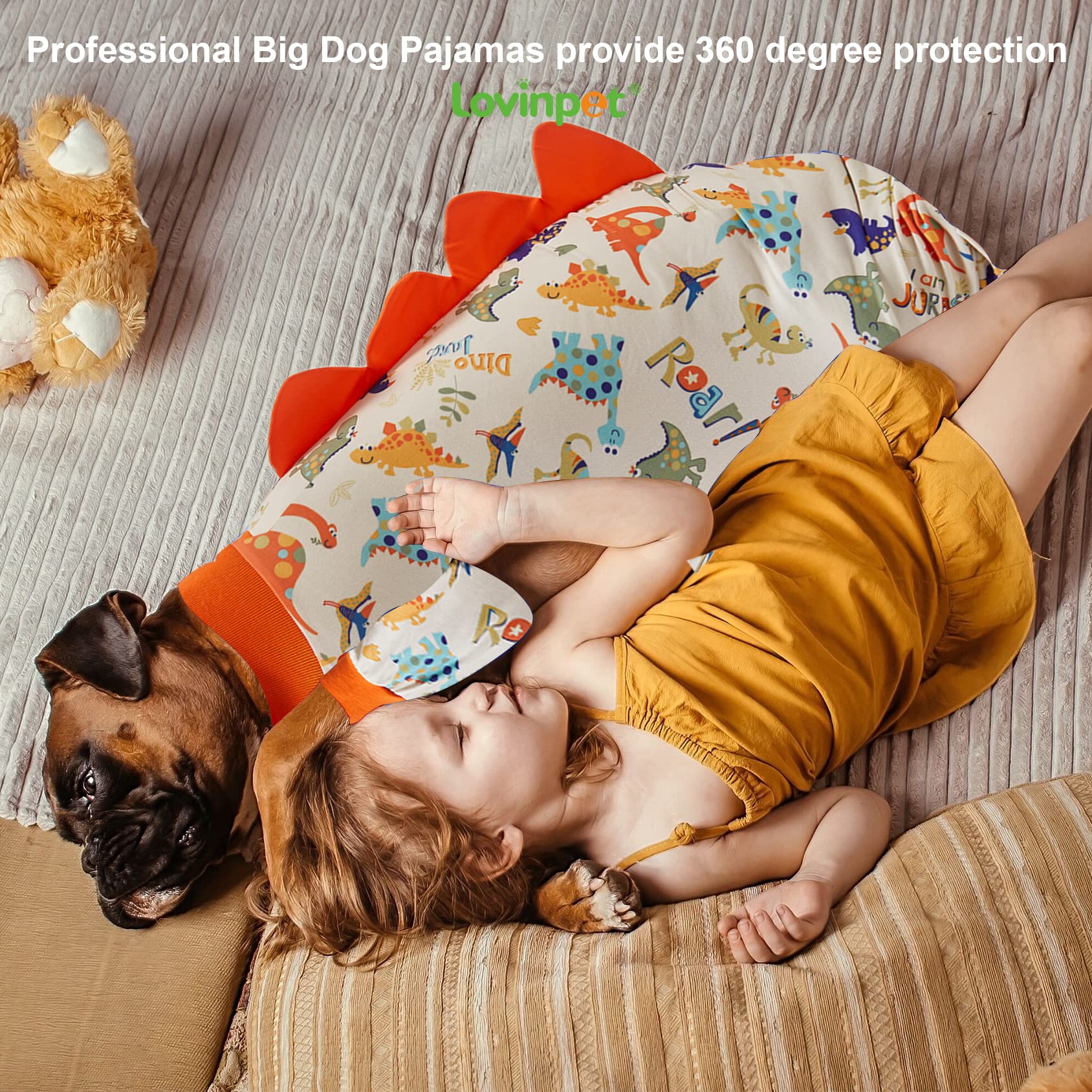 LovinPet pyjama posé à côté d’un objet pour visualiser la taille L