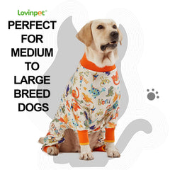 LovinPet motif jurassique imprimé qui rend le pyjama amusant et distinctif
