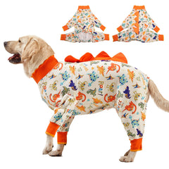LovinPet pyjama grand chien vue de face pour protection post-opératoire confortable