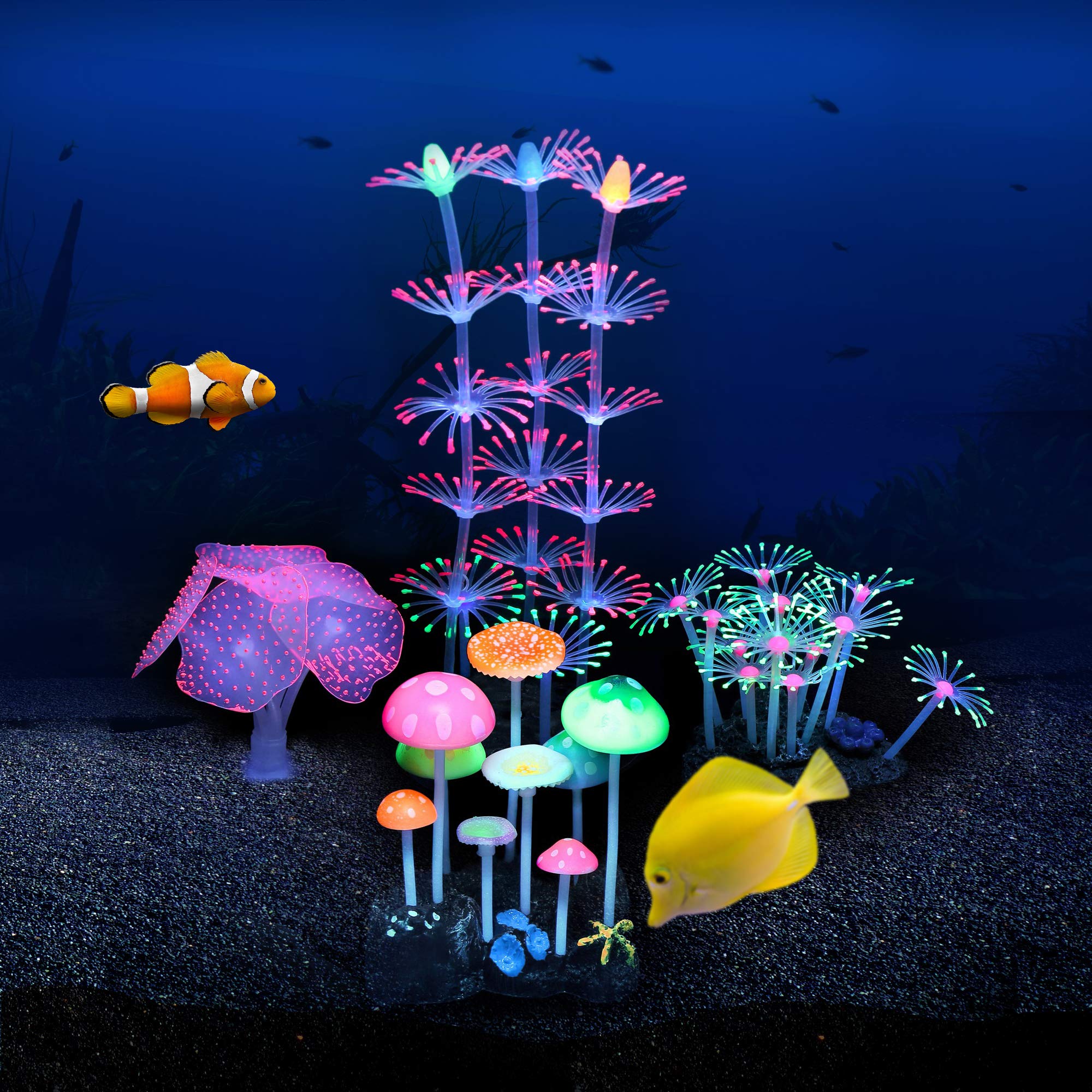 Lpraer décor éclairé sous UV illustrant l’effet lumineux vibrant et attractif