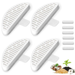 LUBERDUSH pack de filtres face avant montrant composants et compatibilité, assure eau propre