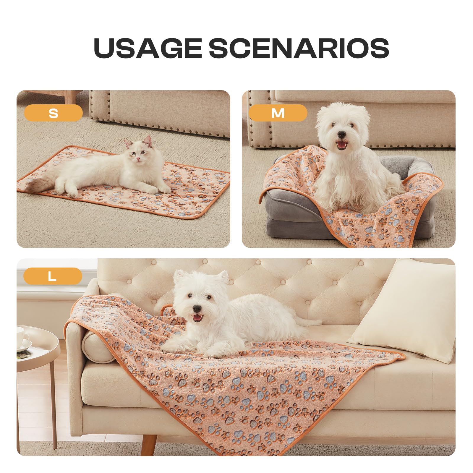 Luciphia comparaison taille Large 41x31 pouces illustrant espace pour grand chien