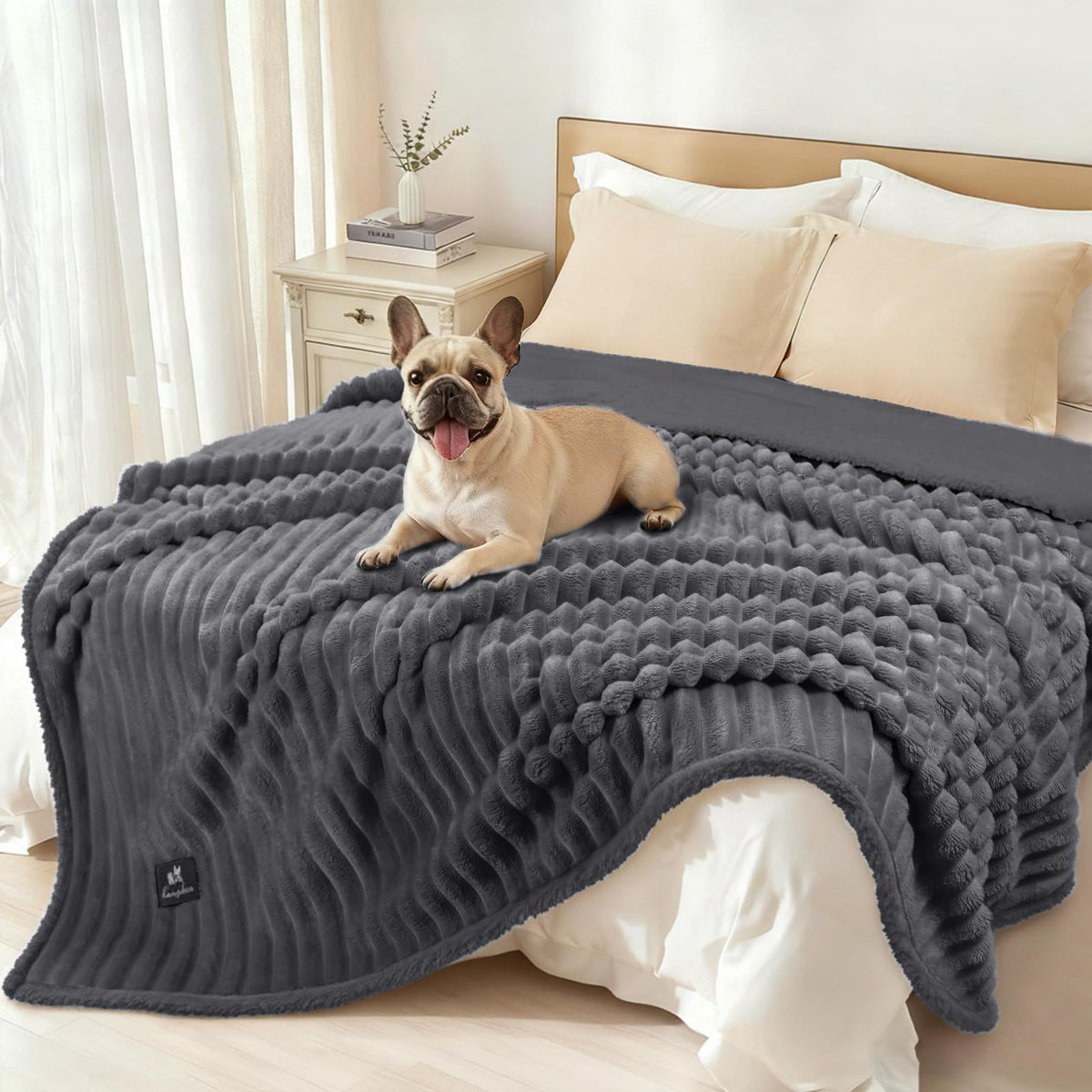 Luciphia face flanelle moelleuse offrant confort apaisant