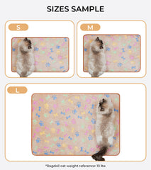 Luciphia texture velours corail double face visible, ultra-douce pour confort animal