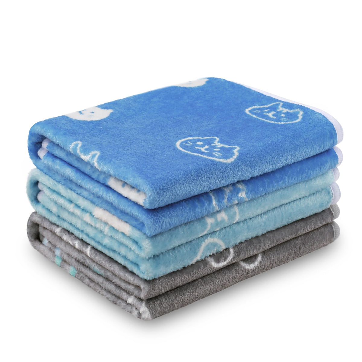 Luciphia couverture pack avant montrant trois plaids, protection pratique