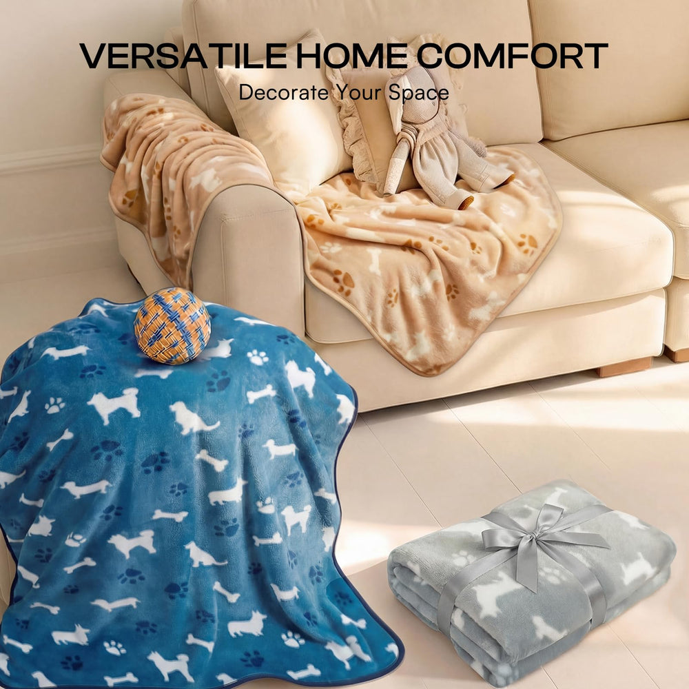 Luciphia plaid plié dans sac, praticité pour voyageur animalier
