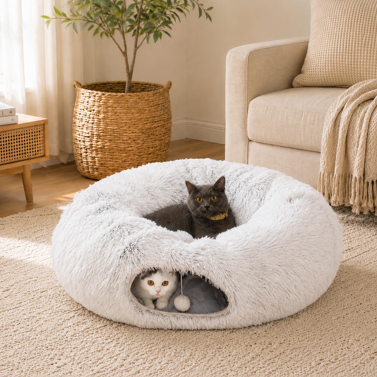 LUCKITTY coussin intérieur amovible pour nettoyage facile