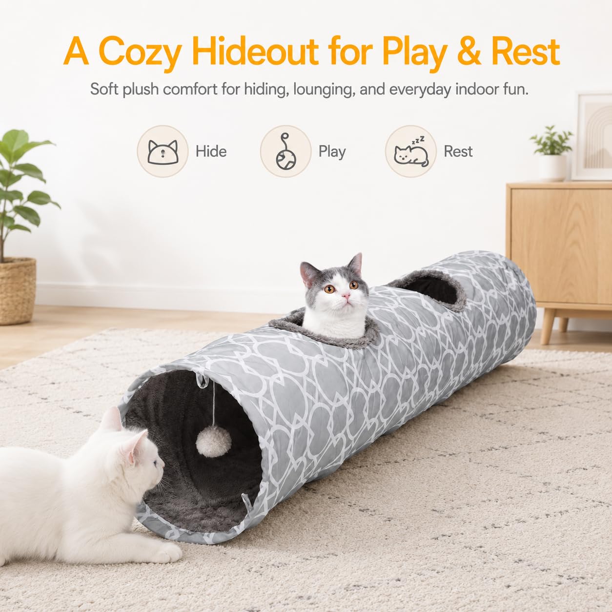 LUCKITTY boutons de liaison pour connecter plusieurs tunnels facilement