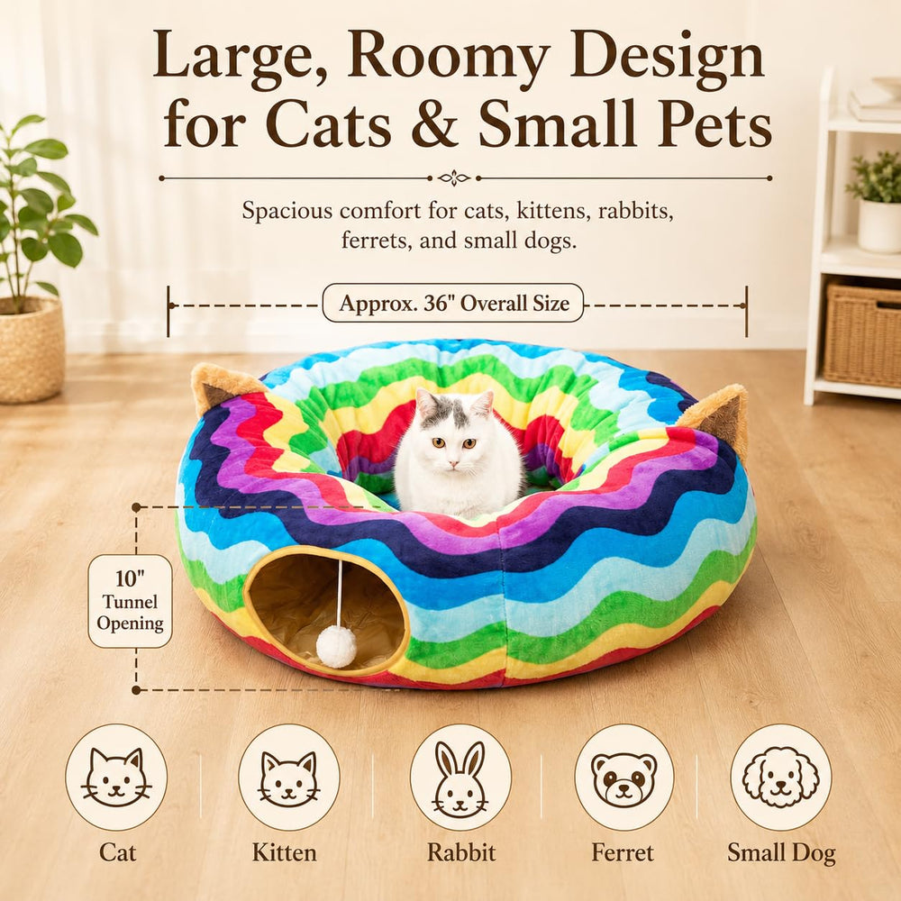 LUCKITTY comparaison taille montrant échelle pour petits animaux