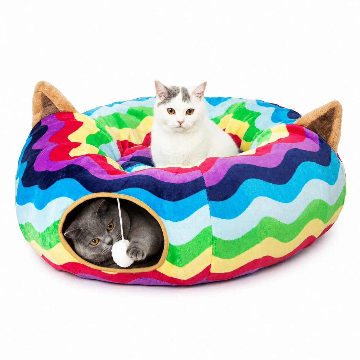 LUCKITTY tunnel face colorée montrant confort et design déco