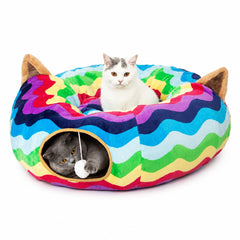 LUCKITTY tunnel face colorée montrant confort et design déco