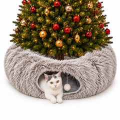 LUCKITTY tunnel face avant en peluche, attire l'animal et décore la maison