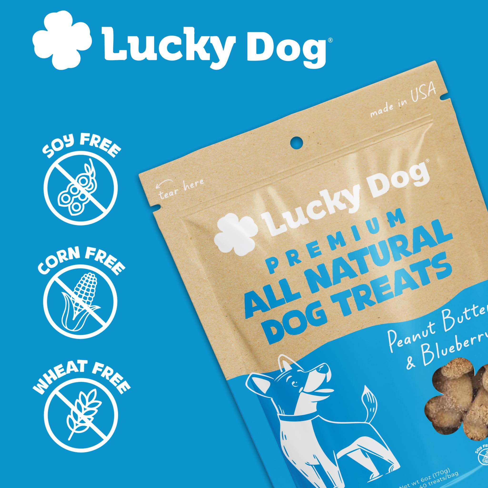 Lucky Dog étiquette ingrédients clairs pour choix informé