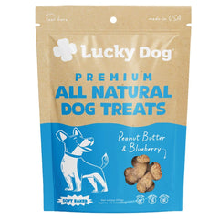 Lucky Dog paquet face montrant l’aspect pratique et la saveur