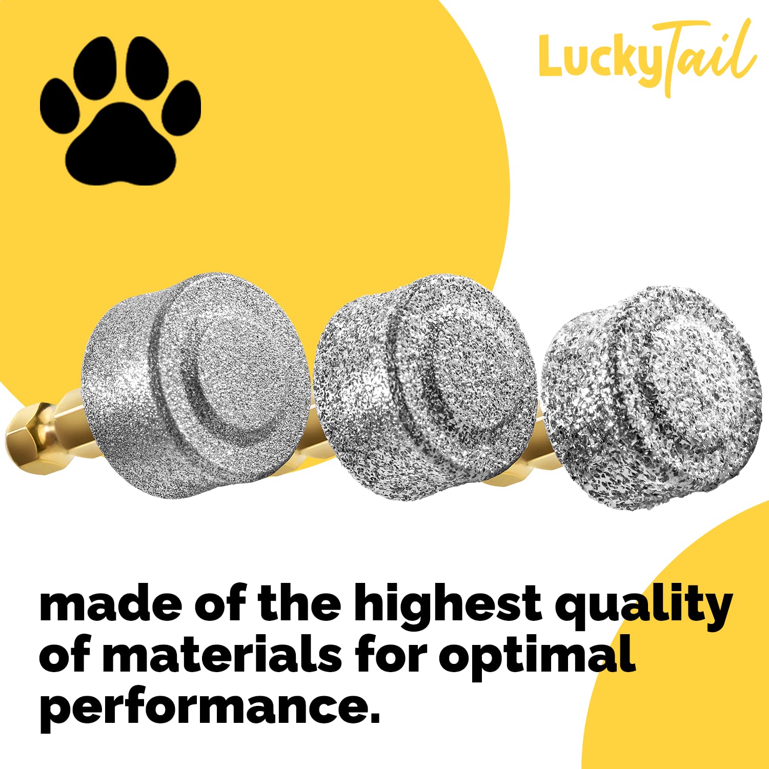 LUCKY TAIL détail d’embout détachable, remplacement sans outil