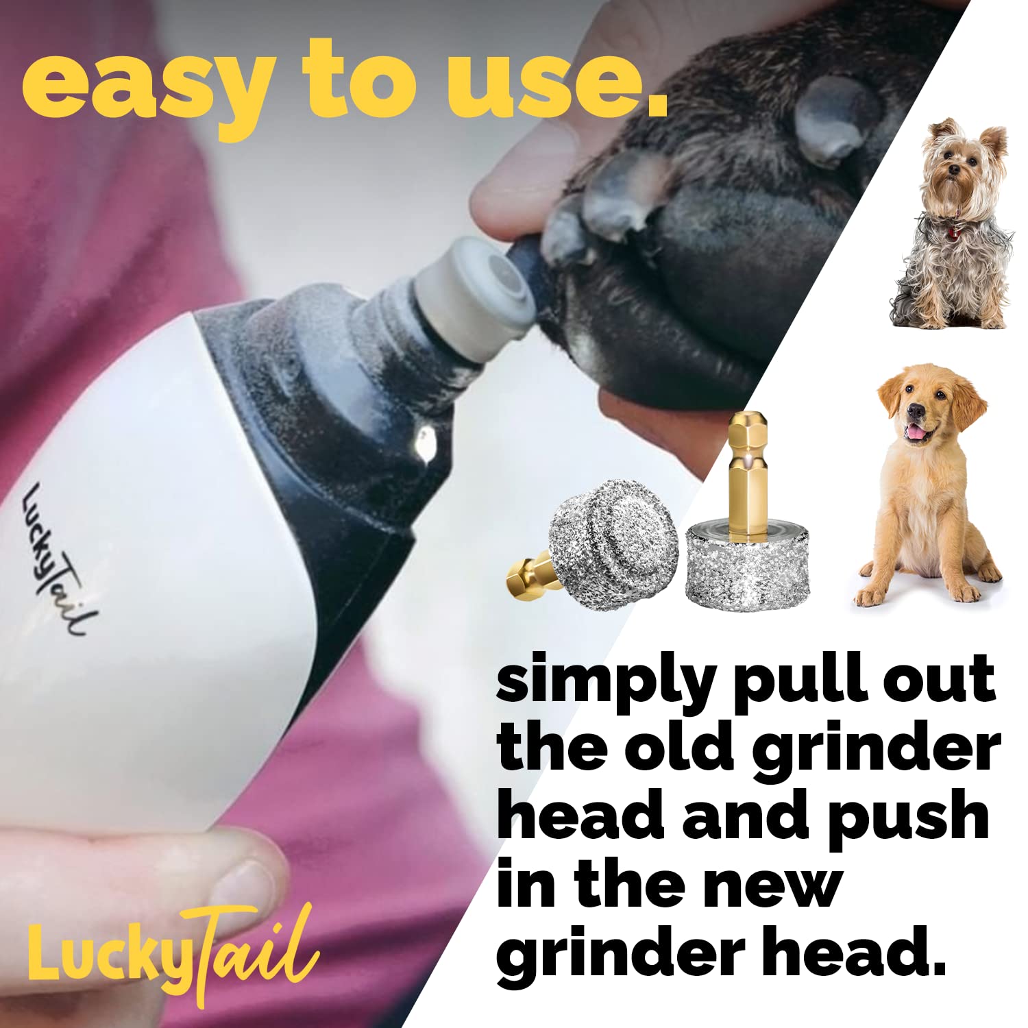 LUCKY TAIL comparaison ongles avant après pour résultat net