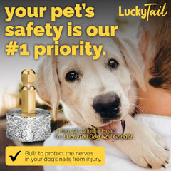 LUCKY TAIL côté avec dimensions pour ajustement parfait