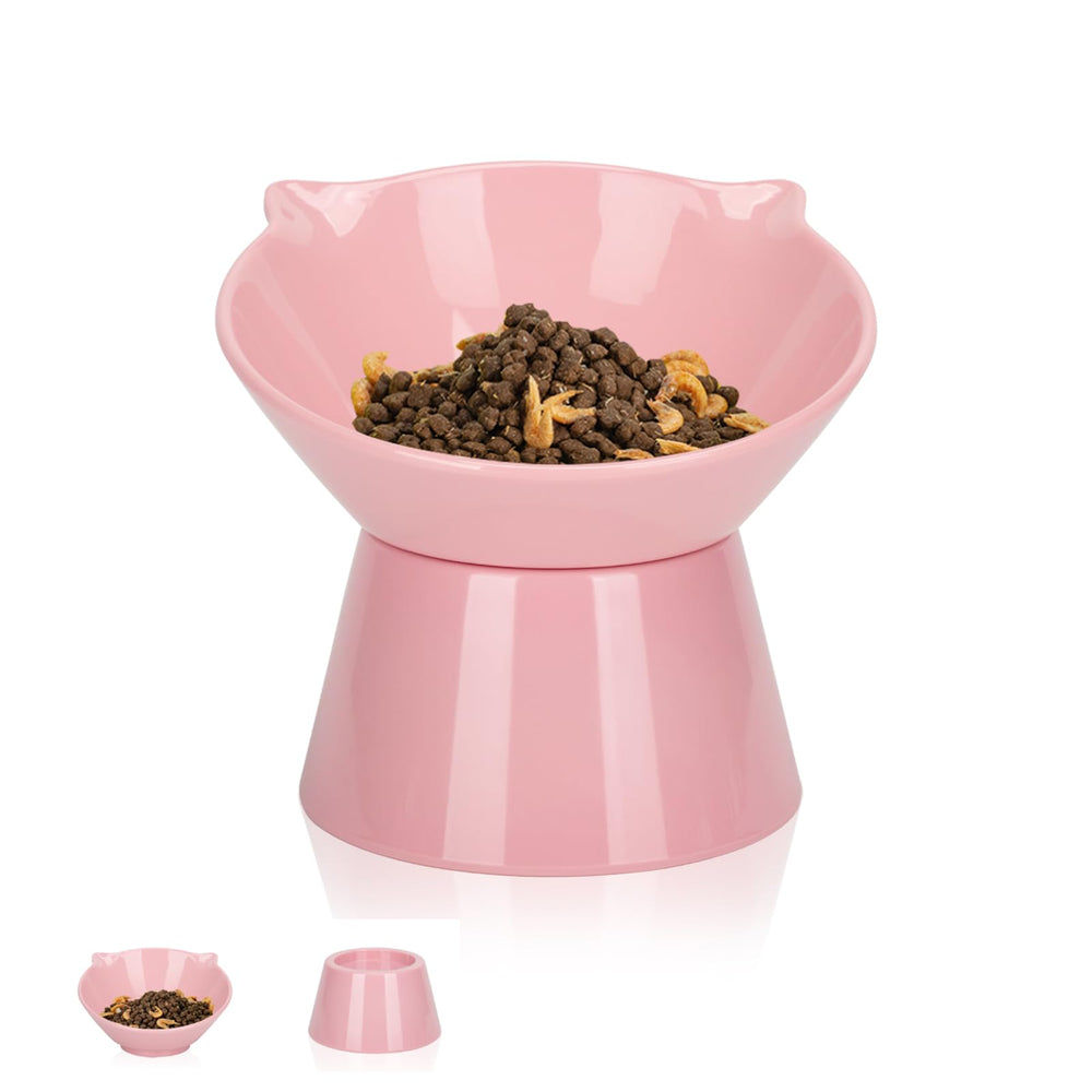 LuckyPots vue avant de la gamelle rose montrant ergonomie et accès facile